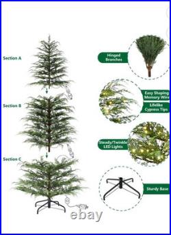 My Texas House 2025 7.5ft Cypress Pre-Lit Artificial Christmas Tree (500 LEDs)