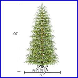 My Texas House 7.5ft Cypress Pre-Lit LED Christmas Tree 500 Twinkle Lights