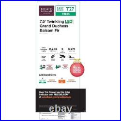 NEW 7.5 ft Grand Duchess Balsam Fir LED Pre-Lit Artificial Christmas Tree FULL