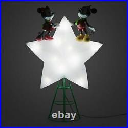 NEW Disney Mickey Mouse and Minnie Mouse Light Up CHRISTMAS TREE TOPPER 2016