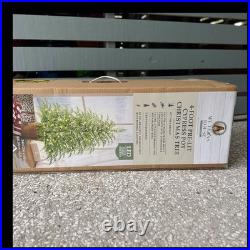 NEW My Texas House 4FT Pre-Lit Cypress Pot Christmas Tree LED Lights