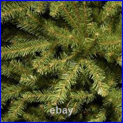 National Tree 7.5 Foot Dunhill Fir Hinged Christmas Tree and Stand (Open Box)