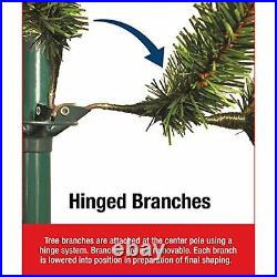 National Tree 7.5 Foot Snowy Westwood Pine Tree 650 Clear Lights, Hinged