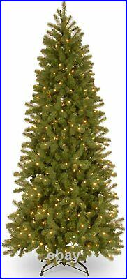 National Tree 7' Christmas tree Slim Down Swept Douglas Fir 300 Color Lights