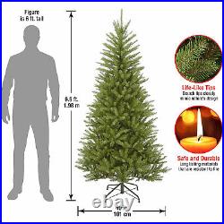 National Tree Company 6.5 Fir Slim Christmas Tree with Stand & Lights (Open Box)