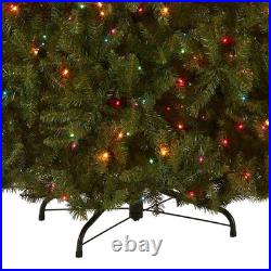 National Tree Company 6.5ft Pre-Lit Dunhill Fir Christmas Tree, 650 Lights, Green
