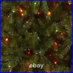National Tree Company 6.5ft Pre-Lit Dunhill Fir Christmas Tree, 650 Lights, Green