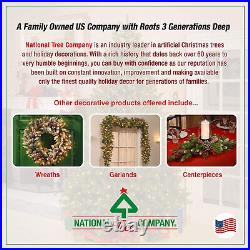 National Tree Company 6 Foot Holiday Tinsel Christmas Tree & Color String Lights National Tree Company 6 Foot Holiday Tinsel Christmas Tree & Color String Lights