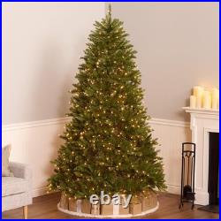 National Tree Company 7.5 Ft Pre-Lit Dunhill Fir Artificial Christmas Tree, 600