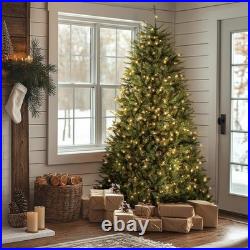 National Tree Company 7.5 Ft Pre-Lit Dunhill Fir Artificial Christmas Tree, 600