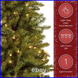 National Tree Company 7.5 Ft Pre-Lit Dunhill Fir Artificial Christmas Tree, 600