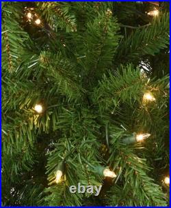 National Tree Company 7.5' Peyton Spruce Tree With Clear Lights Green