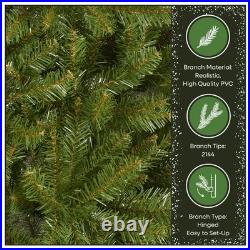 National Tree Company 7 ft Unlit Dunhill Fir Christmas Tree, 2,144 Tips, Green