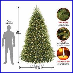 National Tree Company 9 ft Dunhill Fir Pre-lit Artificial Christmas Tree WithStand