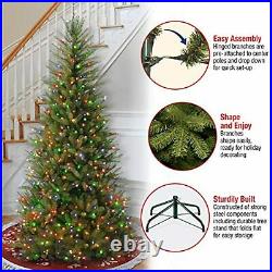 National Tree Company Artificial Christmas Tree Multi-Color Lights and Stand