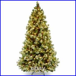 National Tree Company Artificial Christmas Tree White Lights Wintry Pine Medium