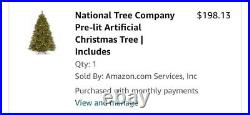 National Tree Company Artificial Christmas Tree Winchester Pine 7.5 ft