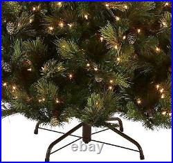 National Tree Company Carolina Pine 7.5 Foot Artificial Holiday Prelit Green