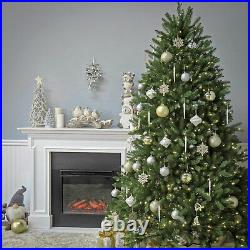 National Tree Company Dunhill Fir 9 Foot Prelit Tree with Metal Stand (Open Box)