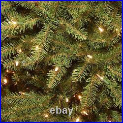 National Tree Company Dunhill Fir 9 Ft Clear Pre-Lit Artificial Christmas Tree