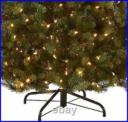 National Tree Company Dunhill Fir Artificial Tree, 9 ft, Dual Colored Lights