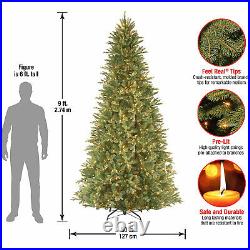 National Tree Company Feel Real 9' Artificial Christmas Tree with Lights(Open Box)