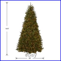 National Tree Company Pre-Lit Artificial Full Christmas Tree, Green 10 Feet