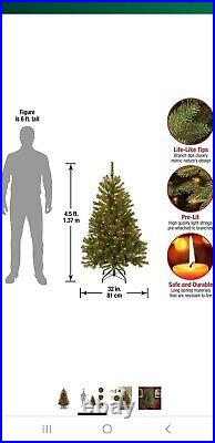 National Tree Company Pre-Lit Artificial Full Christmas Tree Green Dunhill Fi National Tree Company Pre-Lit Artificial Full Christmas Tree Green Dunhill Fi