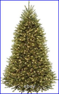 National Tree Company Pre-Lit Artificial Full Christmas Tree, Green, Dunhill Fir National Tree Company Pre-Lit Artificial Full Christmas Tree, Green, Dunhill Fir