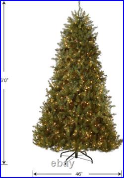 National Tree Company Pre-Lit Artificial Full Christmas Tree, Green, Dunhill Fir