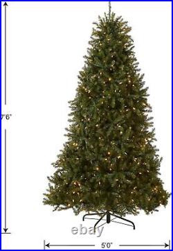 National Tree Company Pre-Lit Artificial Full Christmas Tree, Green, Dunhill Fir National Tree Company Pre-Lit Artificial Full Christmas Tree, Green, Dunhill Fir