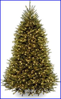 National Tree Company Pre-Lit Artificial Full Christmas Tree, Green, Dunhill Fir