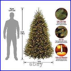 National Tree Company Pre-lit Artificial Full Christmas Tree, 6.5 Feet Green