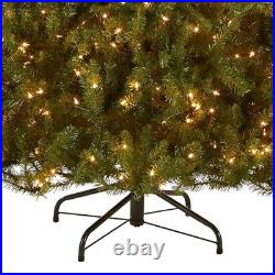 National Tree Company Pre-lit Artificial Full Christmas Tree, Green, Dunhill