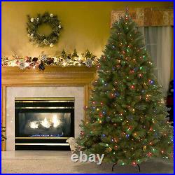 National Tree Company Winchester Pine 7.5 Ft Christmas Tree with Multicolor Lights