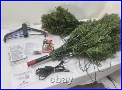 National Tree Dunhill Fir Pre-lit Tree with 450 Multicolor Lights, 4.5 Feet