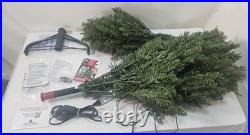 National Tree Dunhill Fir Pre-lit Tree with 450 Multicolor Lights, 4.5 Feet National Tree Dunhill Fir Pre-lit Tree with 450 Multicolor Lights, 4.5 Feet