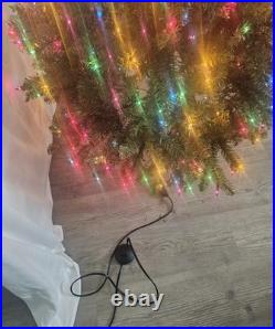 National Tree Dunhill Fir Pre-lit Tree with 450 Multicolor Lights, 4.5 Feet