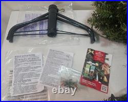 National Tree Dunhill Fir Pre-lit Tree with 450 Multicolor Lights, 4.5 Feet