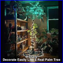 New Lighted Large 7FT Palm Tree 96 LED 7 Feet Home Garden Decor, ideal gift