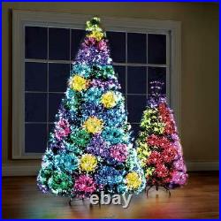 Northern Lights Christmas Tree LED Fiber Optic Tips 23 Pattern 7.5 Ft
