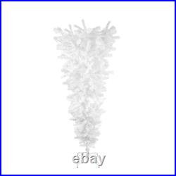 Northlight 5.5' x 38 White Upside Down Spruce Medium Artificial Christmas Tree