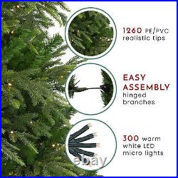 Northlight 6.5' Roosevelt Fir Artificial Christmas Tree Warm White LED Lights