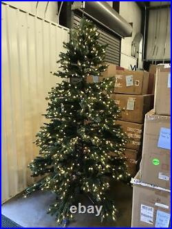OpenBox Balsam Hill Nordmann Fir 7.5' Tree with Candlelight LED Lights Christmas