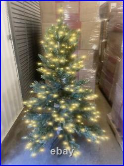 Open Box Balsam Hill Classic Blue Spruce 5.5' Tree with Candlelight LED Lights
