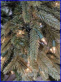 Open Box Defective Balsam Hill Stratford Spruce 7.5' Tree with Clear LED Lights