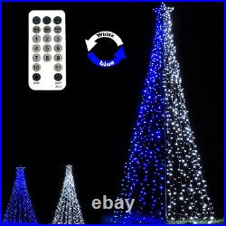 Outdoor Lighting Christmas Tree Lights 7.8Ft Cone Tall Star Topped Artificial Outdoor Lighting Christmas Tree Lights 7.8Ft Cone Tall Star Topped Artificial