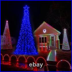 Outdoor Lighting Christmas Tree Lights 7.8Ft Cone Tall Star Topped Artificial Outdoor Lighting Christmas Tree Lights 7.8Ft Cone Tall Star Topped Artificial