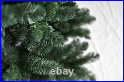 PULEO International 7.5 ft. Pre-Lit Lightly Frosted Northern Tip Pine Artific