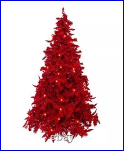 Perfect Holiday 5' Pre-lit Red Christmas Tree with Led Lights. NEW Perfect Holiday 5' Pre-lit Red Christmas Tree with Led Lights. NEW